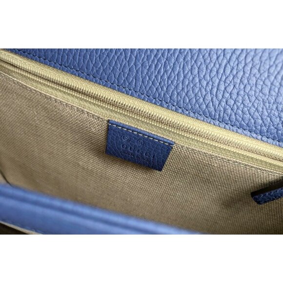 Gucci Dollar Calfskin Interlocking GG Caspian Handbag/Shoulder / Crossbody - Picture 7 of 14